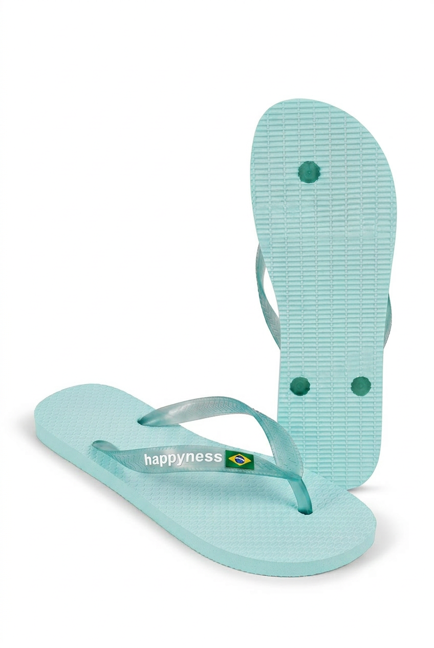 Chinelo Verde Água