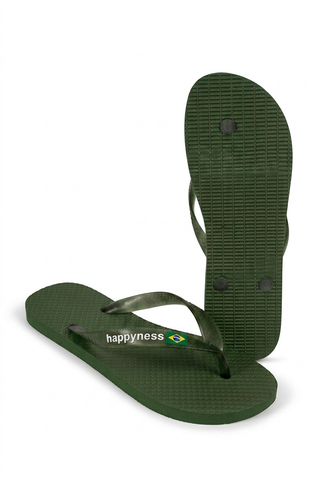 Chinelo Verde Militar